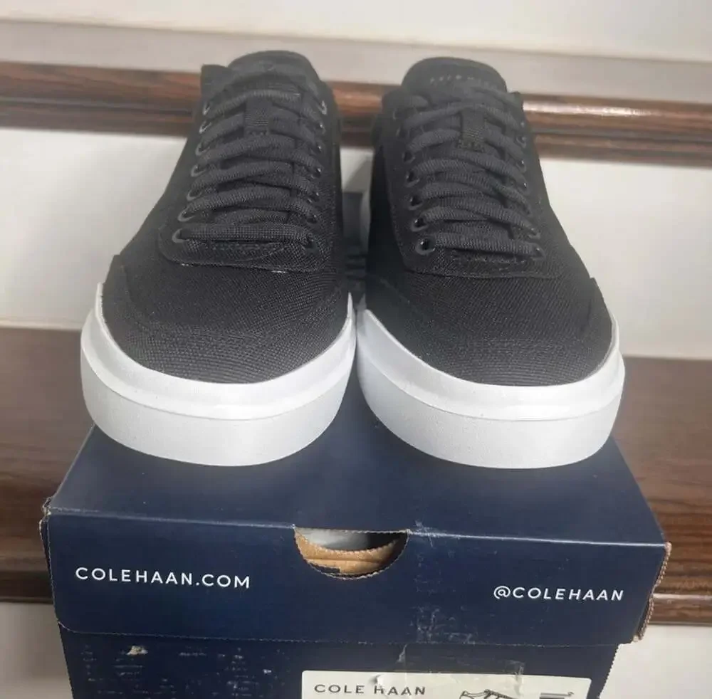 Cole Haan Men’s Grandpro Rally Court 2, Sz. 7W, Black & White